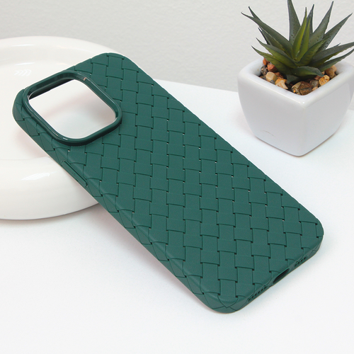 Maska Weave case za iPhone 14 Pro Max 6.7 zelena slika 1