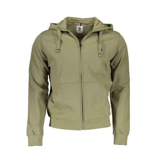 US POLO GREEN MAN SWEATSHIRT WITH ZIP slika 1