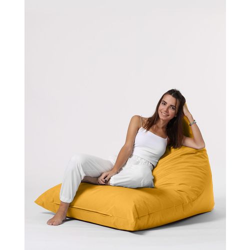 Atelier Del Sofa Vreća za sjedenje, Pyramid Big Bed Pouf - Yellow slika 4
