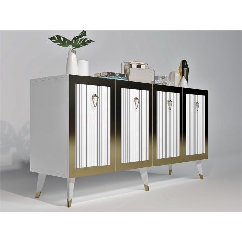 Bare - White, Gold WhiteGold Console slika 5