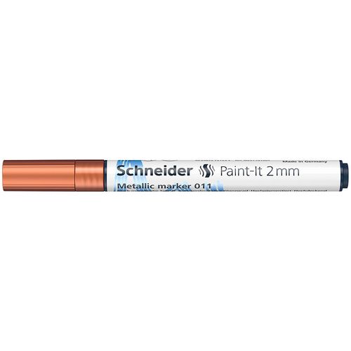 SCHNEIDER Flomaster Paint-It metalik marker  011, 2 mm, bakreni slika 1