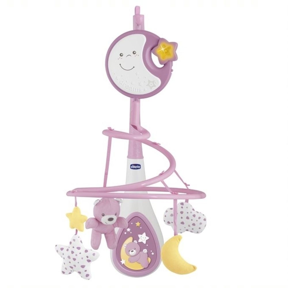 Chicco Vrtuljak za krevetac Next2Dreams, Pink slika 2