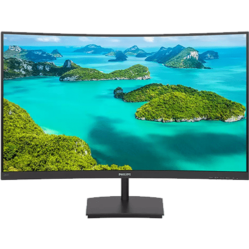 Philips monitor 24" 241E1SC 00 23 6" VA zakrivljen 1920x1080 75Hz 4ms GtG VGA HDMI VESA crna slika 1