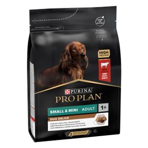 PRO PLAN Duo delice Small&Mini Adult 1+, bogato govedinom, 4x2,5kg