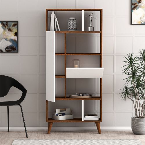 Elvan Wardrobe - Baroque Walnut Baroque Walnut
White Bookshelf slika 3