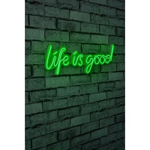 Wallity Ukrasna plastična LED rasvjeta, Life Is Good - Green slika 10