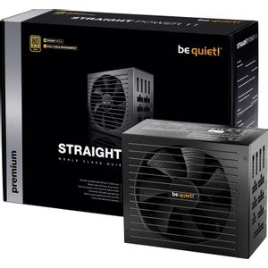 be quiet! BN285 STRAIGHT POWER 11 1000W, 80 PLUS Gold efficiency (up to 93%), Virtually inaudible Silent Wings 3 135mm fan, Four PCIe connectors for overclocked high-end GPUs