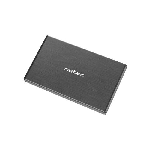 Natec NKZ-0941 RHINO GO, HDD/SSD External Enclosure 2.5",  SATA III, USB3.0, Aluminium, Black slika 2