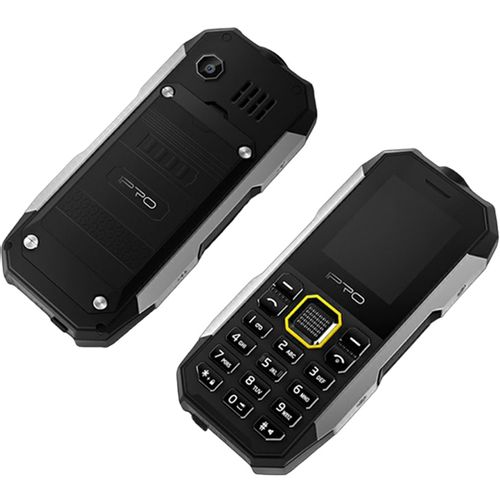 IPRO Shark II black Feature mobilni telefon 2G/GSM/DualSIM/IP67/2500mAh/32MB/Srpski slika 2