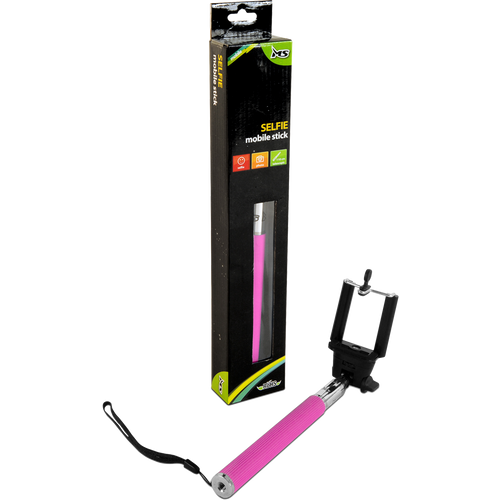 MS Selfiestick za smartphone, rozi - MSI BT SELFIE slika 3