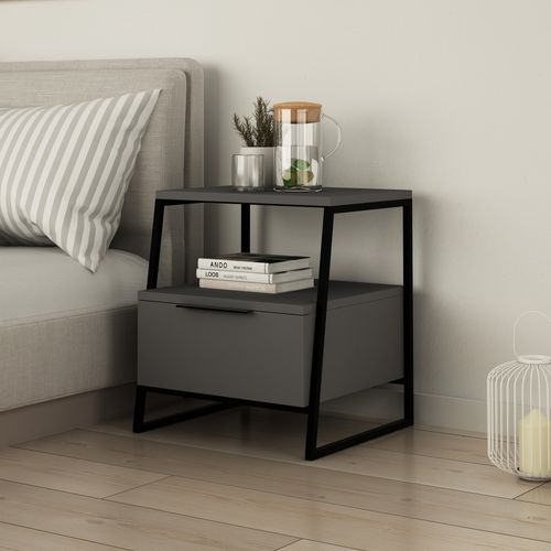 Pal - Anthracite Anthracite Nightstand slika 1