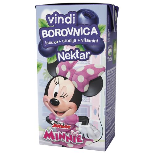 Vindi nektar borovnica, jabuka, aronija + vitamini Disney 0,2l, 24 komada slika 2