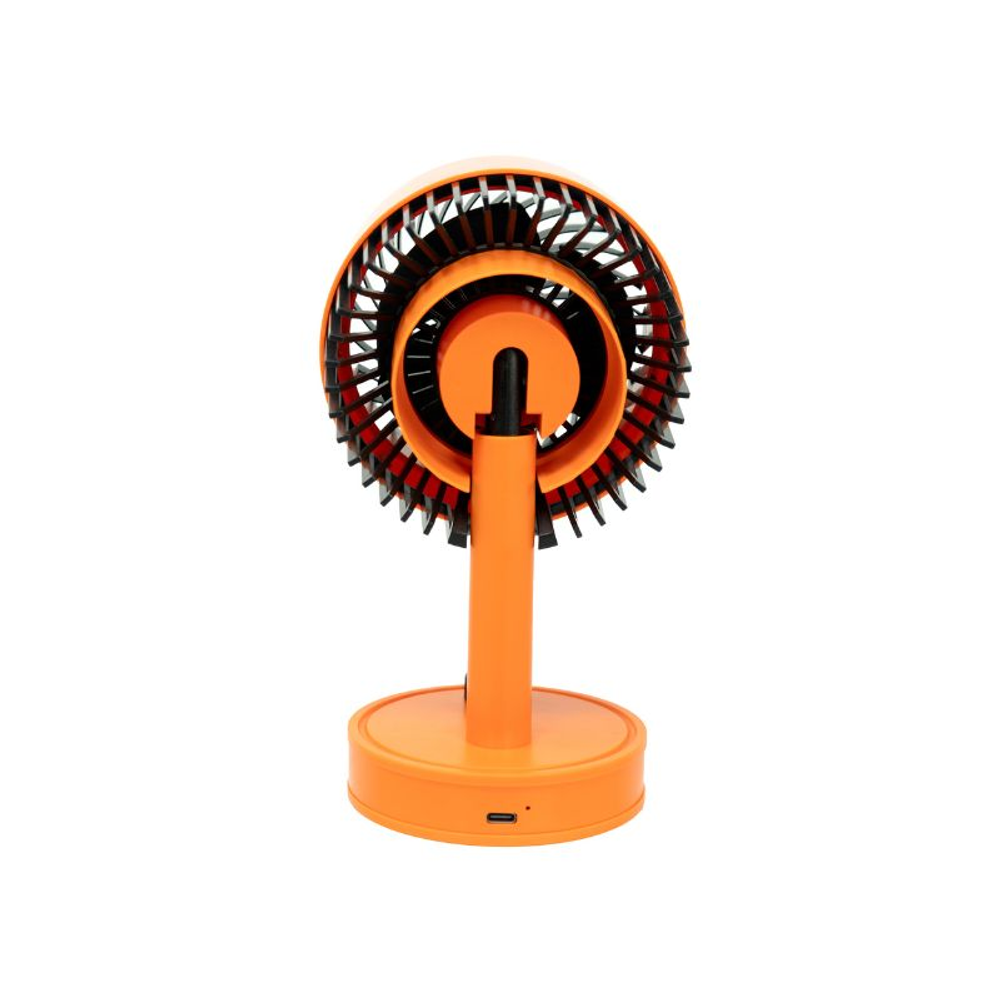 JOCCA Prenosni punjivi stolni ventilator Orange slika 4