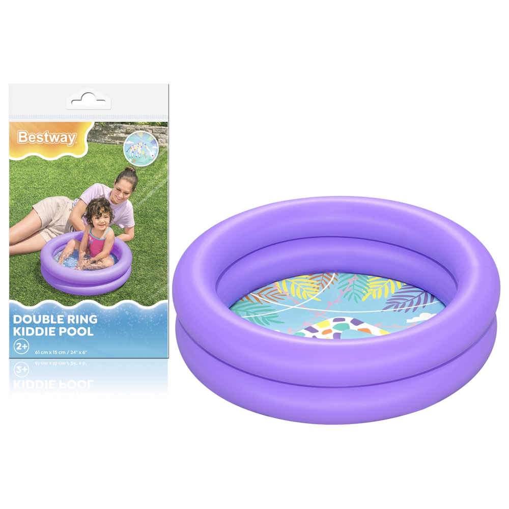 Napuhljivi bazen ljubičaste boje 61 cm x 15 cm Bestway 51061 slika 1