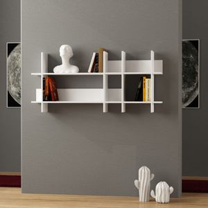 Beads - White White Wall Shelf