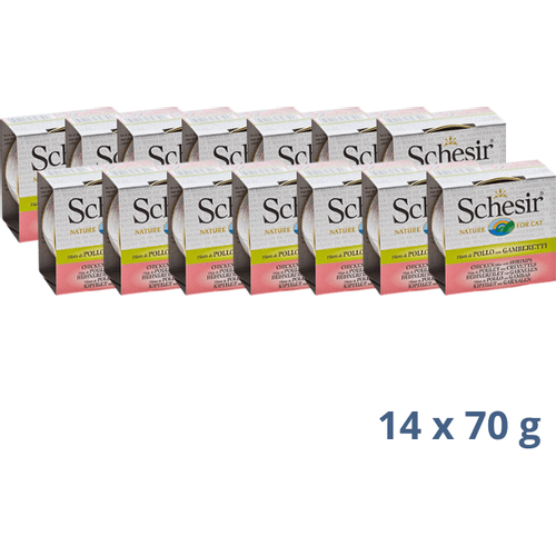 Schesir Cat - Brodet Piletina i Gambori 980 g slika 1