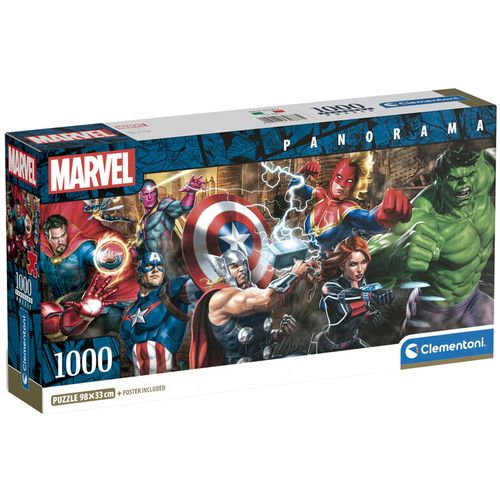 Marvel panorama puzzle 1000pcs slika 1
