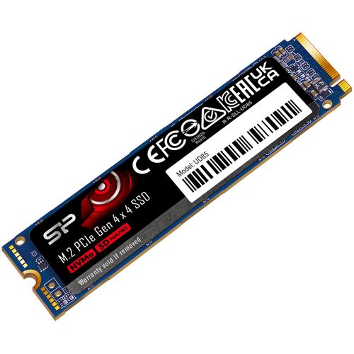 Silicon Power SP01KGBP44UD8505 M.2 NVMe 1TB SSD, UD85, PCIe Gen 4x4, 3D NAND, Read up to 3,600 MB/s, Write up to 2,800 MB/s (single sided), 2280 slika 1