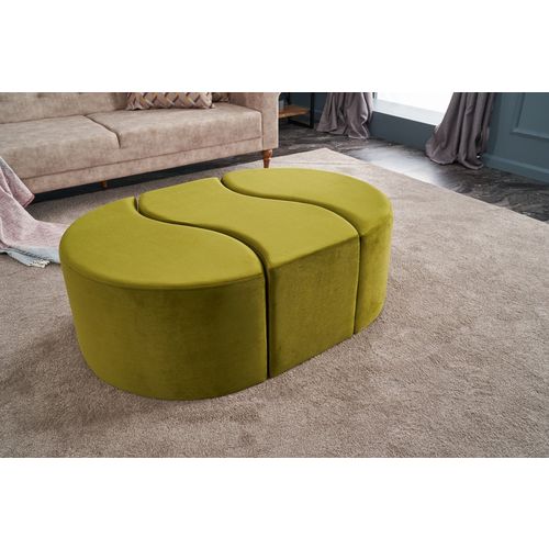 Atelier Del Sofa Tabure, zelena, Alya Puf - Green slika 2