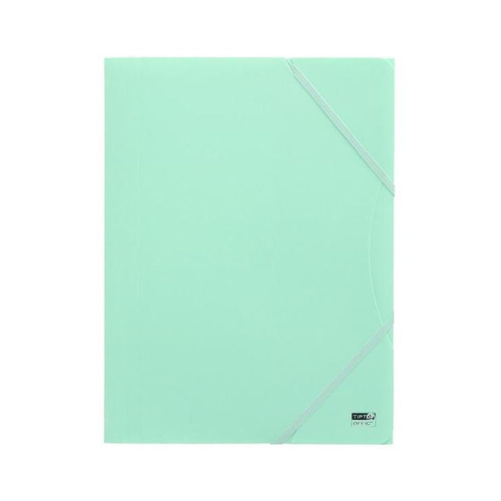 TipTop Office Fascikla 3KL & Gumom A4 PP, Pastel Zelena slika 1