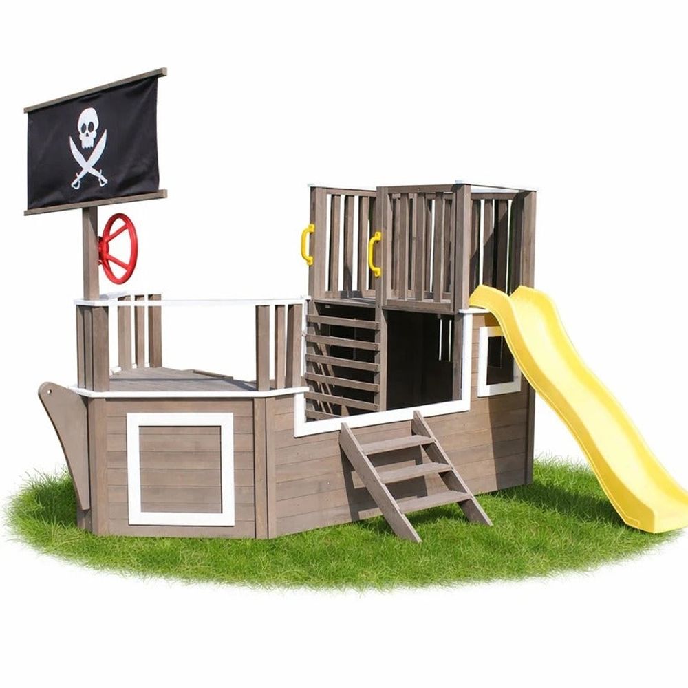 Kinder Home Drveno igralište za djecu Piratski brod slika 1