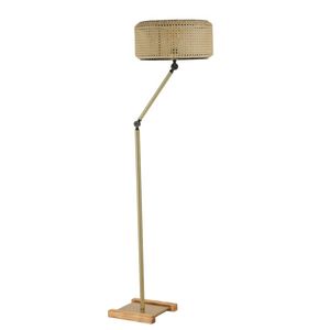 8587-4 Gold
Rattan Floor Lamp
