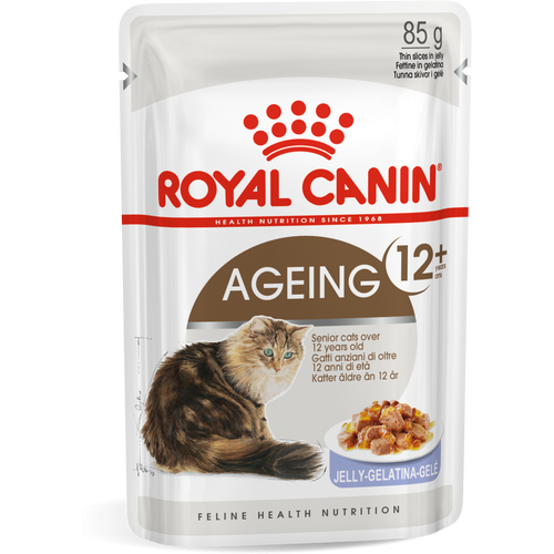 ROYAL CANIN FHN Ageing 12+ Jelly, potpuna hrana u vrećici za  odrasle mačke starije od 12 godina, komadići u želeu, 12x85 g slika 1