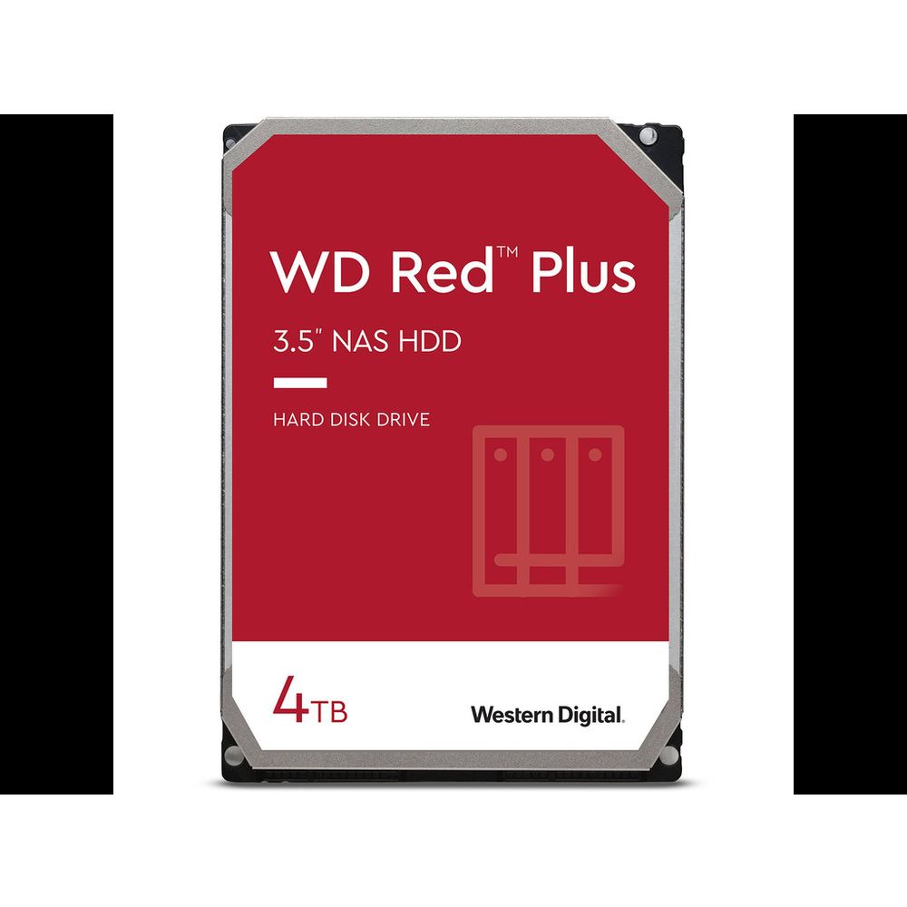 WD HDD 4TB SATA3 Red PlusIntelliPower 256MB,For NAS Systems slika 1