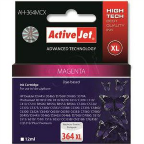 ActiveJet magenta tinta HP CB324EE 364 XL slika 1