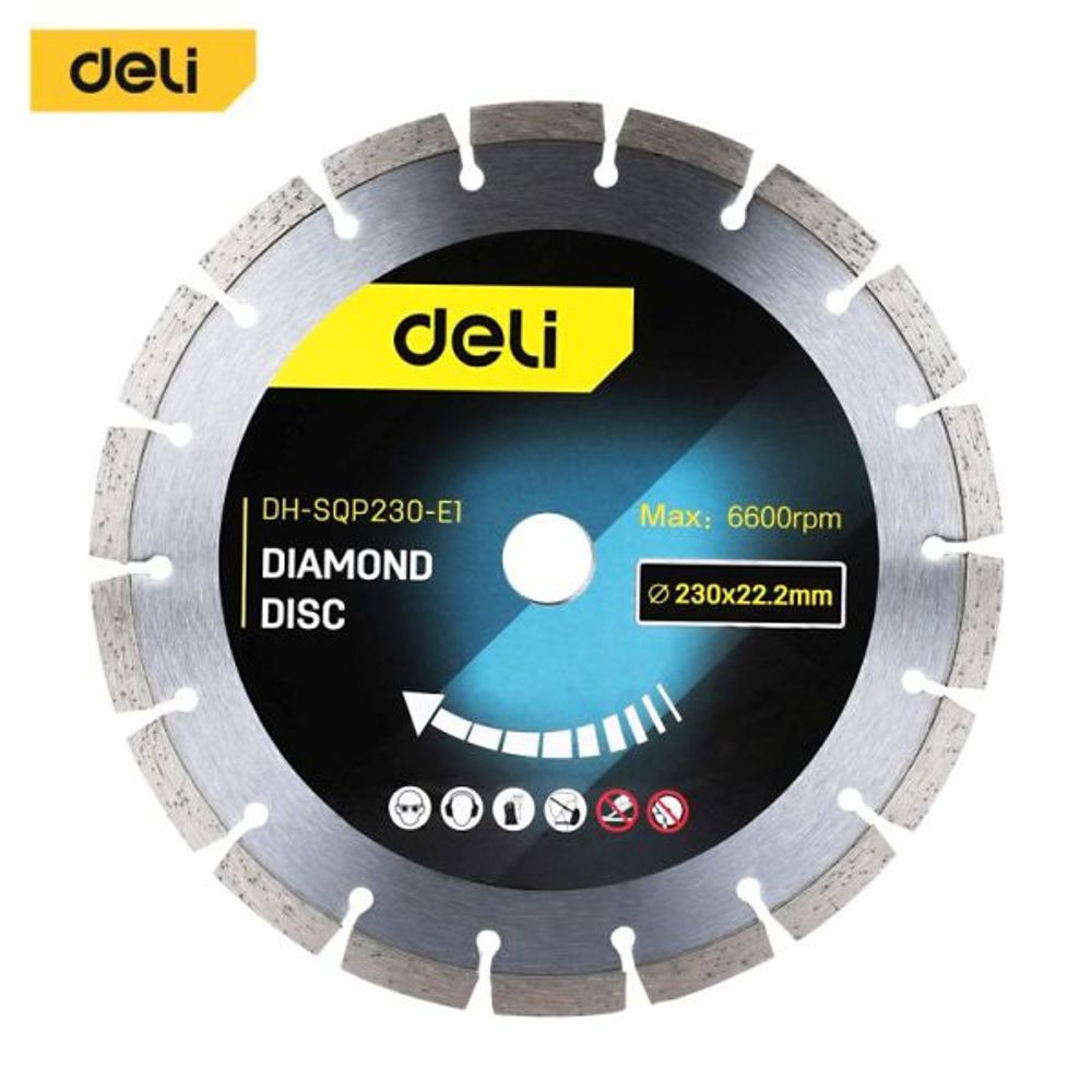 DELI Dijamantska rezna ploča 125mm EDH-SQP125-E1 slika 1