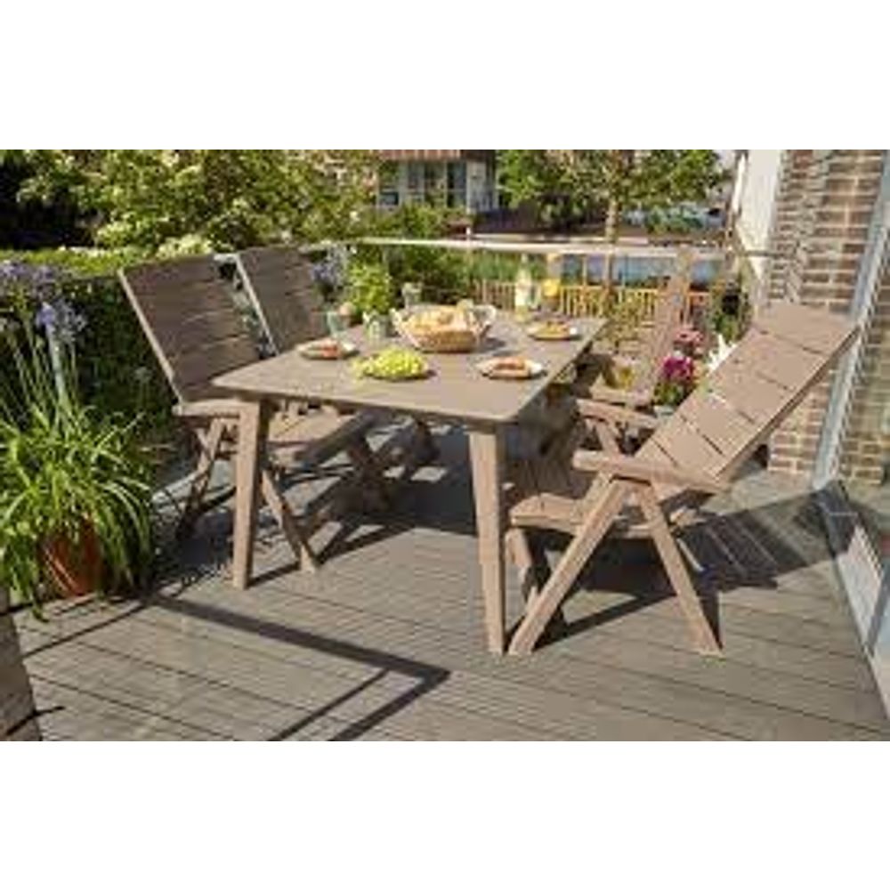 Keter Stol 157x98x74cm cappucinno LIMA  slika 6