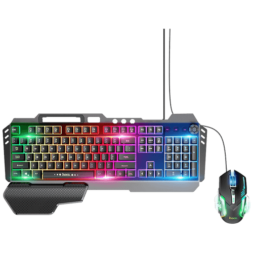 hoco. tipkovnica+miš, gaming set, RGB osvjetljenje, USB - GM12 slika 3