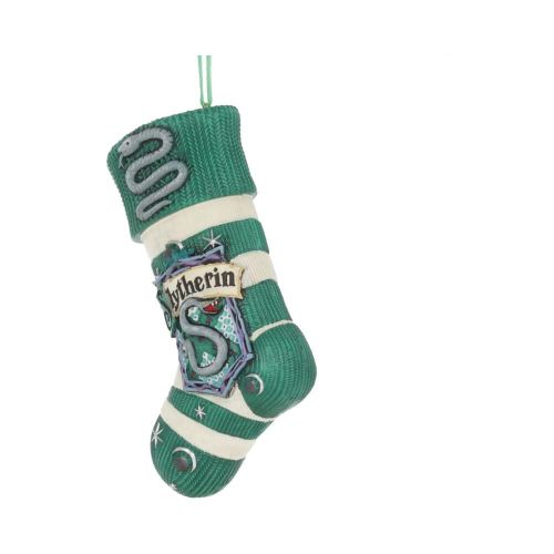 NEMESIS NOW HARRY POTTER SLYTHERIN STOCKING HANGING ORNAMENT slika 6