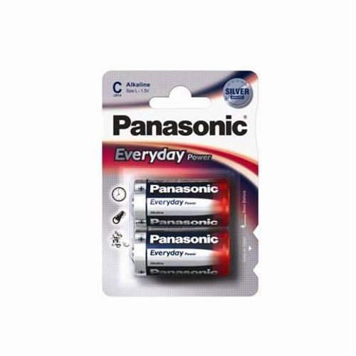 Panasonic baterije LR14EPS/2BP- 2×C Alkalne Everyday Power slika 1