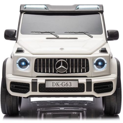 Licencirani auto na akumulator Mercedes G63 XXL 4x4 - dvosjed - bijeli slika 3