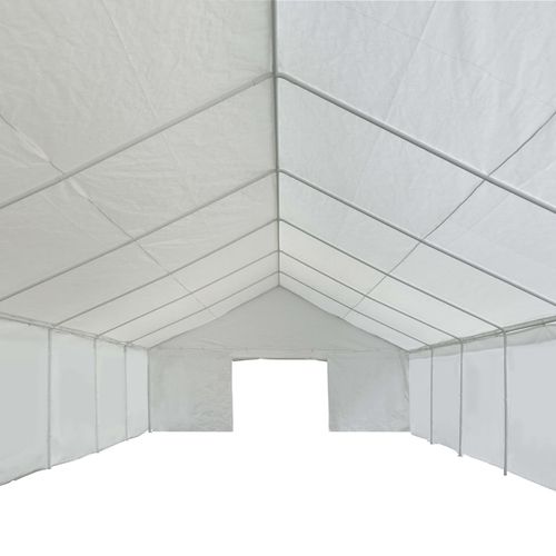 Skladišni šator od PE-a 5 x 10 m bijeli slika 47