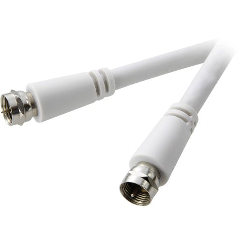 SpeaKa Professional SAT priključni kabel [1x F-muški konektor - 1x F-muški konektor] 5.00 m 90 dB  bijela slika 2