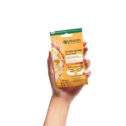 Garnier Skin Naturals Eye Tissue maska za područje oko očiju protiv tamnih krugova 6g slika 4