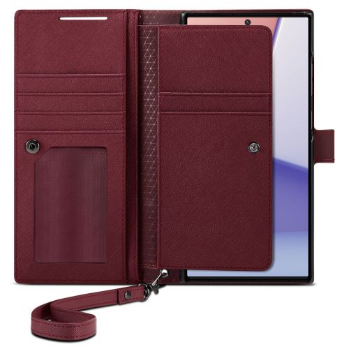 SPIGEN WALLET S PLUS ZA SAMSUNG GALAXY S23 ULTRA BURGUNDY slika 2