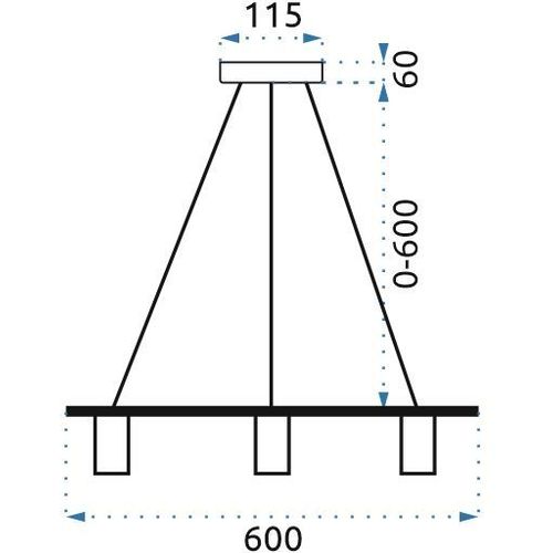 TOOLIGHT Stropna svjetiljka Trostruka moderna APP420-3CP slika 10