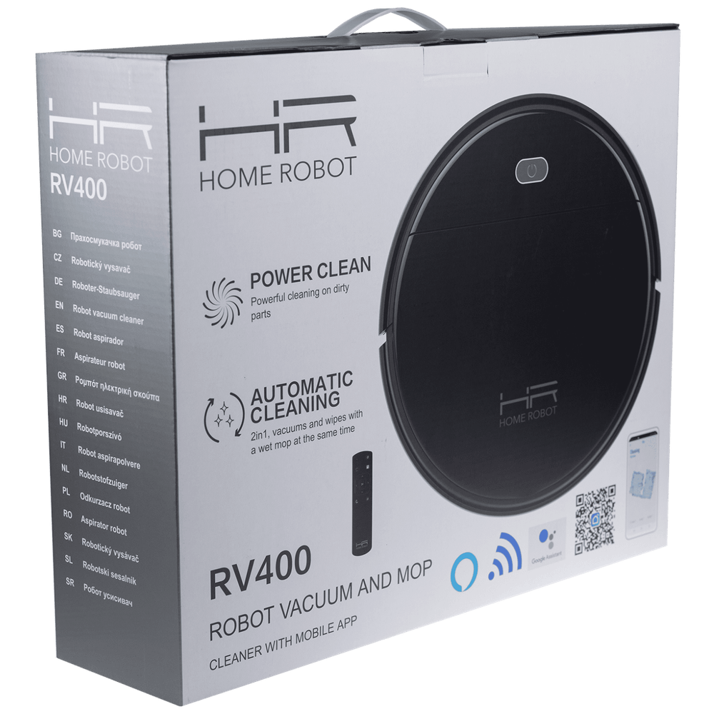 Home Robot Robot, usisavač, Wifi, HEPA filter - Homerobot RV400 Black slika 2
