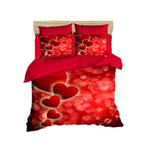 182 Red Double Quilt Cover Set