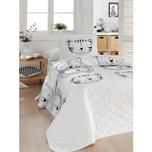 L'essential Maison Compari - White White
Black Ranforce Double Bedspread Set