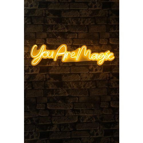 Wallity Ukrasna plastična LED rasvjeta, You are Magic - Yellow slika 2