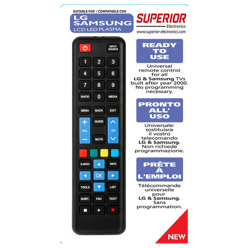 Superior Daljinski upravljač za LG / Samsung tv prijemnike - RC LG / SAMSUNG TV slika 2