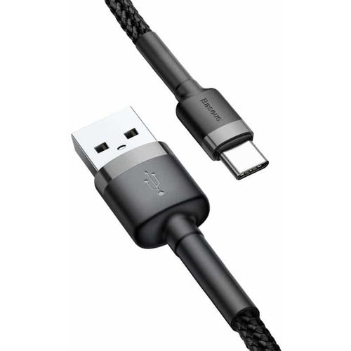 Baseus Cafule kabel USB-C 3A 0.5m (siva+crna) slika 3