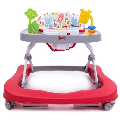 4BABY hodalica Walk’n Push Red slika 1