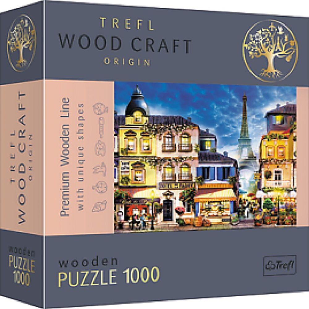 TREFL Puzzle 1000 Drvene slika 1