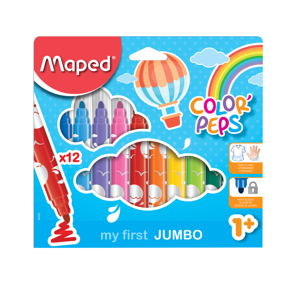 Maped Flomaster 12/1 Color Peps Jumbo  slika 1