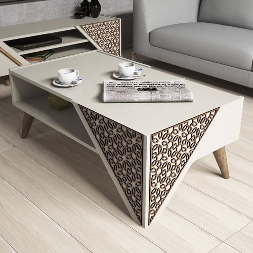 Beril - Cream Cream Coffee Table slika 1